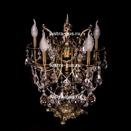 Бронзовая настольная лампа Луиза в Химках Гусь Хрустальный