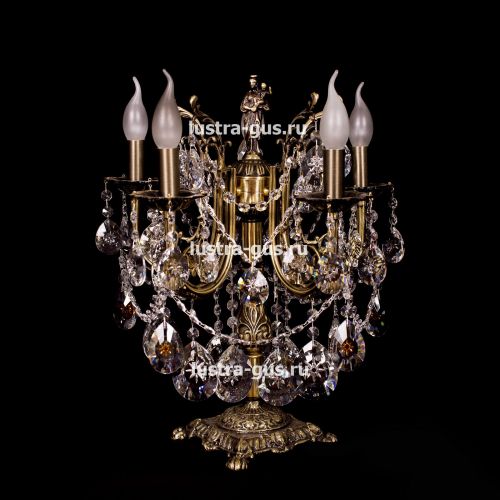 Бронзовая настольная лампа Луиза в Химках Гусь Хрустальный