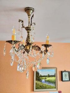 Люстра бронзовая Мелания №3 в Химках отзыв и фото покупателя