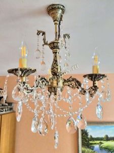 Люстра бронзовая Мелания №3 в Химках отзыв и фото покупателя