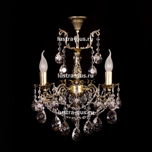 Люстра бронзовая Мелания №3 в Химках Гусь Хрустальный