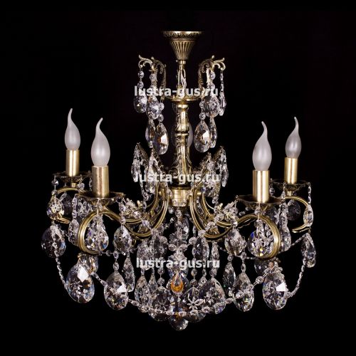 Люстра бронзовая Мелания №5 в Химках Гусь Хрустальный