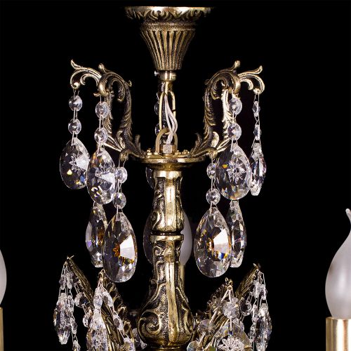 Люстра бронзовая Мелания №5 в Химках Гусь Хрустальный