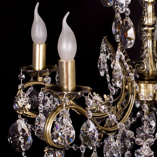 Люстра бронзовая Мелания №5 в Химках Гусь Хрустальный