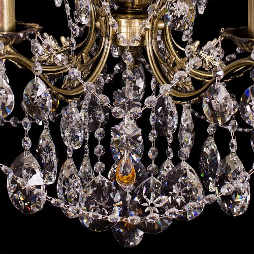 Люстра бронзовая Мелания №5 в Химках Гусь Хрустальный