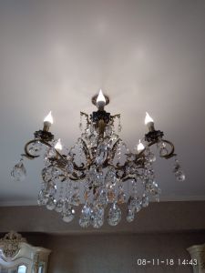 Люстра бронзовая Мелания №6/2 в Химках отзыв и фото покупателя