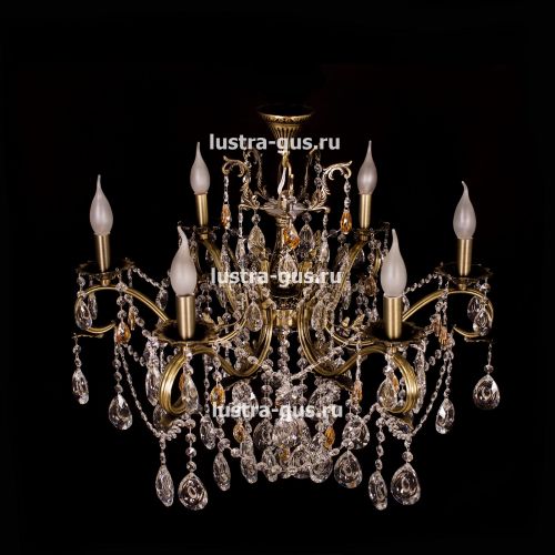 Люстра бронзовая Мелания №6/2 в Химках Гусь Хрустальный