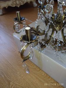 Люстра бронзовая Мелания №6/2 в Химках отзыв и фото покупателя