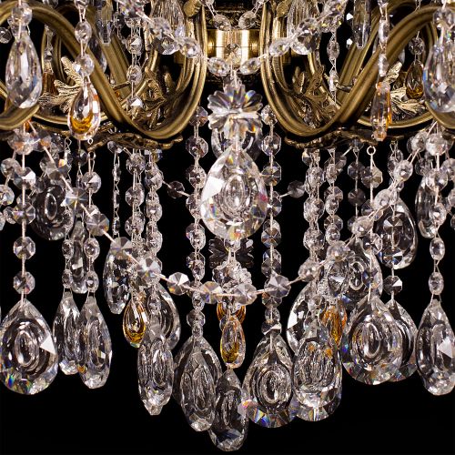 Люстра бронзовая Мелания №6/2 в Химках Гусь Хрустальный