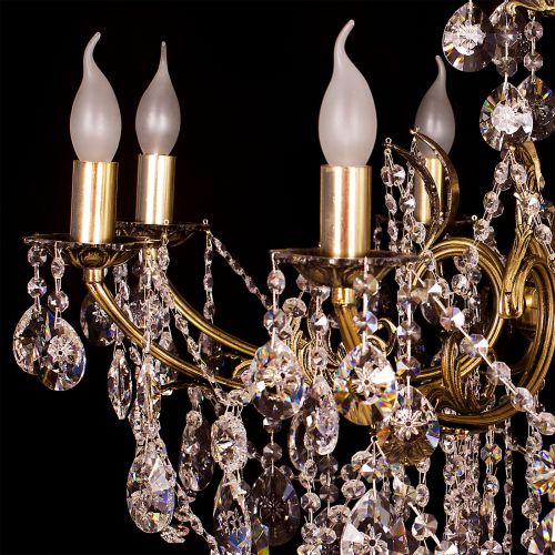 Люстра бронзовая Мелания №8 в Химках Гусь Хрустальный