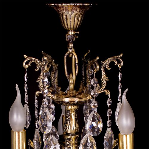 Люстра бронзовая Мелания №9 в Химках Гусь Хрустальный