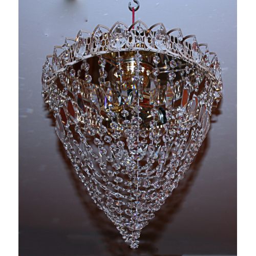 Люстра Катерина зеркальная Водоворот в Химках Гусь Хрустальный