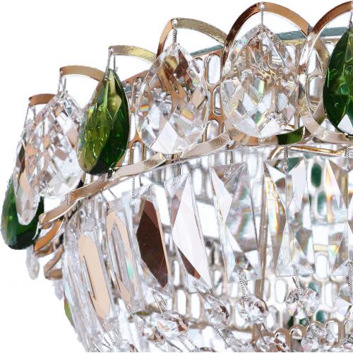 Люстра Катерина 1 лампа цветная в Химках Гусь Хрустальный