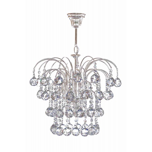 Люстра Каскад Шар 40 мм в Химках Гусь Хрустальный