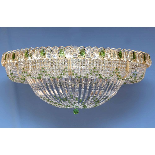 Люстра Кольцо 1000 мм Купол цветная в Химках Гусь Хрустальный