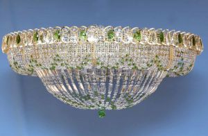 Люстра Кольцо 1000 мм Купол цветная в Химках отзыв и фото покупателя