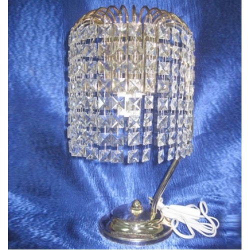 Лампа Настольная Каскад Кубик в Химках Гусь Хрустальный