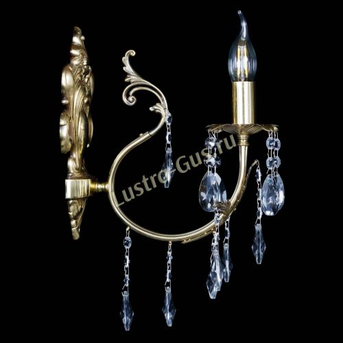 Бра Бэлла №1 латунь Лучик в Химках Гусь Хрустальный