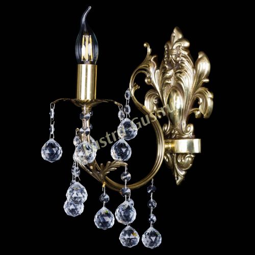 Бра Бэлла №1 латунь Шар в Химках Гусь Хрустальный