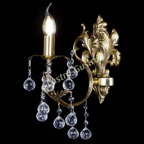 Бра Бэлла №1 латунь Шар в Химках Гусь Хрустальный