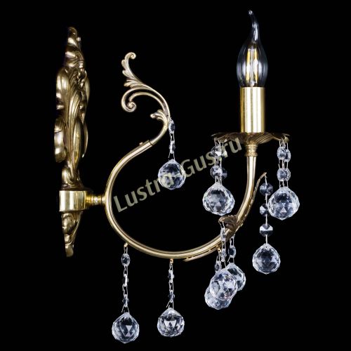 Бра Бэлла №1 латунь Шар в Химках Гусь Хрустальный