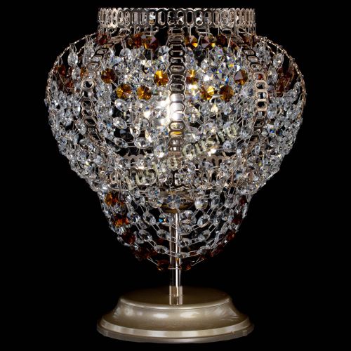 Настольная лампа Альфа №1 чайная в Химках Гусь Хрустальный