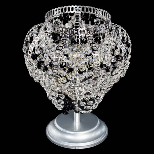 Настольная лампа Альфа №1 черная в Химках Гусь Хрустальный