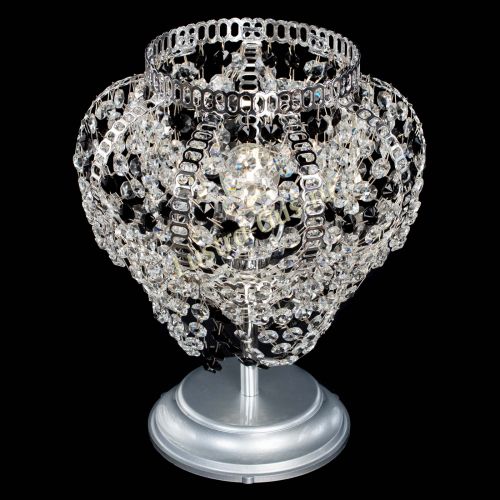 Настольная лампа Альфа №1 черная в Химках Гусь Хрустальный