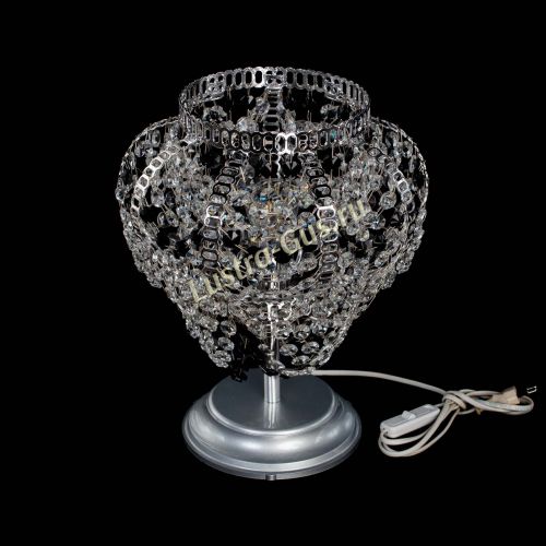 Настольная лампа Альфа №1 черная в Химках Гусь Хрустальный