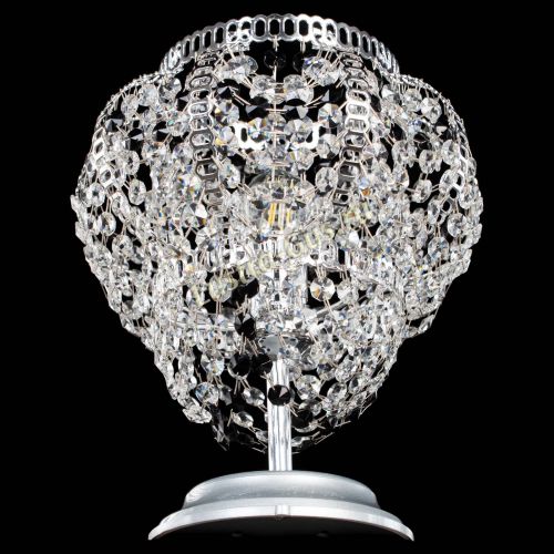 Настольная лампа Альфа №1 черная в Химках Гусь Хрустальный