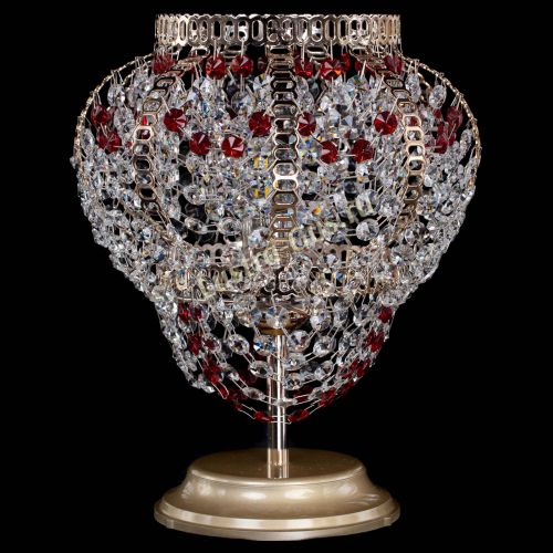 Настольная лампа Альфа №1 красная в Химках Гусь Хрустальный