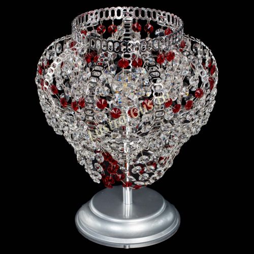 Настольная лампа Альфа №1 красная в Химках Гусь Хрустальный