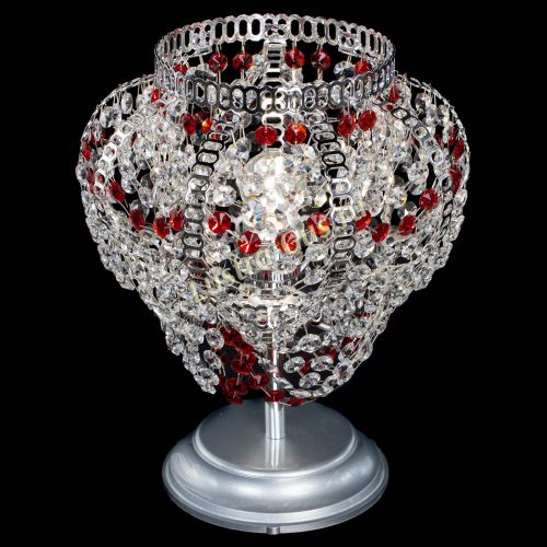 Настольная лампа Альфа №1 красная в Химках Гусь Хрустальный