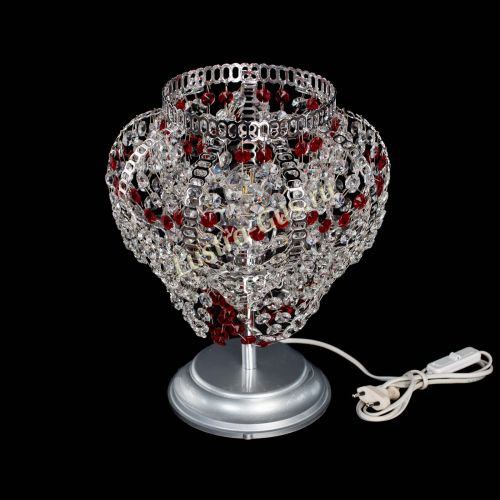 Настольная лампа Альфа №1 красная в Химках Гусь Хрустальный