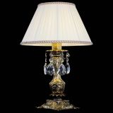 Бронзовая настольная лампа Антик №1 Баден с абажуром в Химках Бронзовая настольная лампа Антик №1 Баден с абажуром в Химках