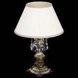 Бронзовая настольная лампа Антик №1 Баден с абажуром в Химках Бронзовая настольная лампа Антик №1 Баден с абажуром в Химках