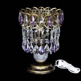 Настольная лампа Астра №1 под бронзу Фиолетовая в Химках Настольная лампа Астра №1 под бронзу Фиолетовая в Химках