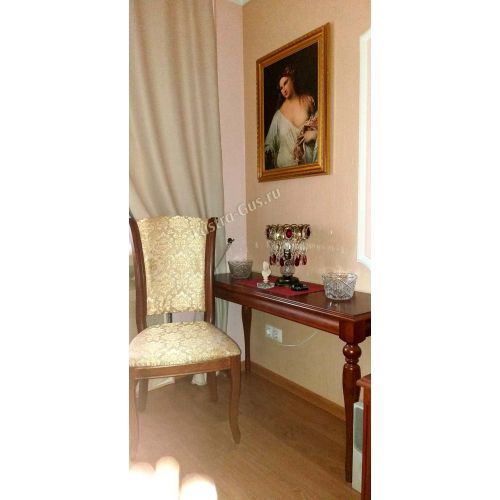 Настольная лампа Астра №1 под бронзу Красная в Химках Гусь Хрустальный