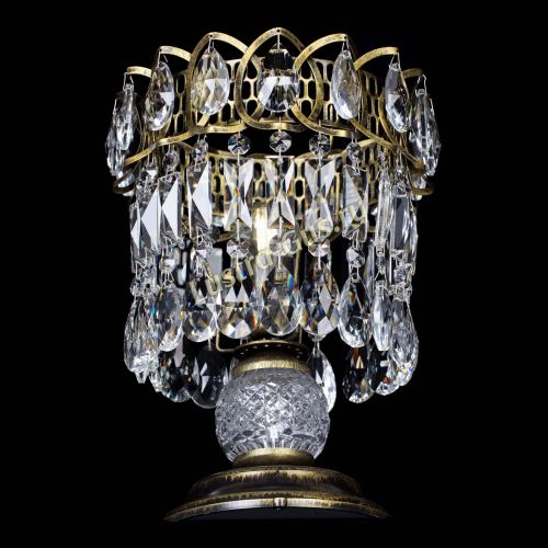 Настольная лампа Астра №1 под бронзу в Химках Гусь Хрустальный