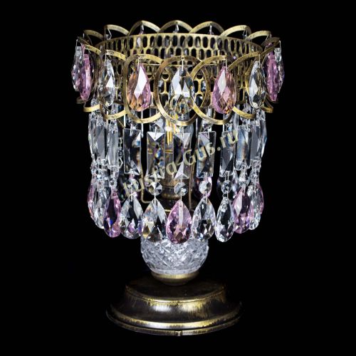 Настольная лампа Астра №1 под бронзу Розовая в Химках Настольная лампа Астра №1 под бронзу Розовая в Химках