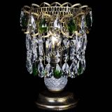 Настольная лампа Астра №1 под бронзу Зеленая в Химках