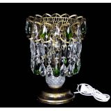 Настольная лампа Астра №1 под бронзу Зеленая в Химках