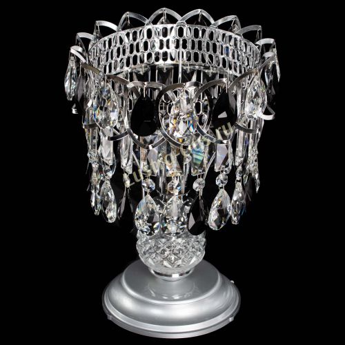 Настольная лампа Астра №1 черная в Химках Гусь Хрустальный