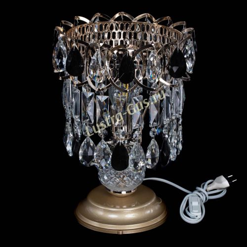 Настольная лампа Астра №1 черная в Химках Гусь Хрустальный