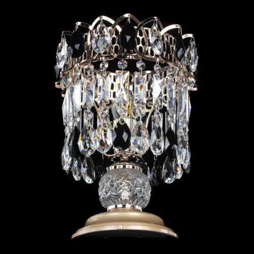 Настольная лампа Астра №1 черная в Химках Гусь Хрустальный