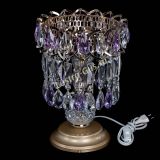 Настольная лампа Астра №1 фиолетовая в Химках