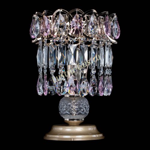 Настольная лампа Астра №1 розовая в Химках Гусь Хрустальный