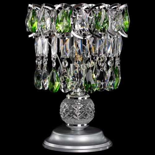 Настольная лампа Астра №1 зеленая в Химках Гусь Хрустальный