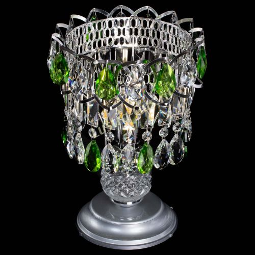 Настольная лампа Астра №1 зеленая в Химках Гусь Хрустальный