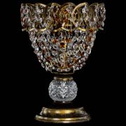 Настольная лампа Астра ажур №1 под бронзу Чайная